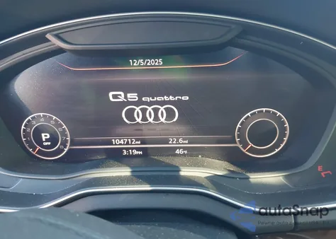 2019 Audi Q5 45 Premium z USA, uszkodzony, nr VIN WA1BNAFY5K2036443